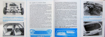Peugeot 204 Modelprogram 1968 Carbrochure (10348)